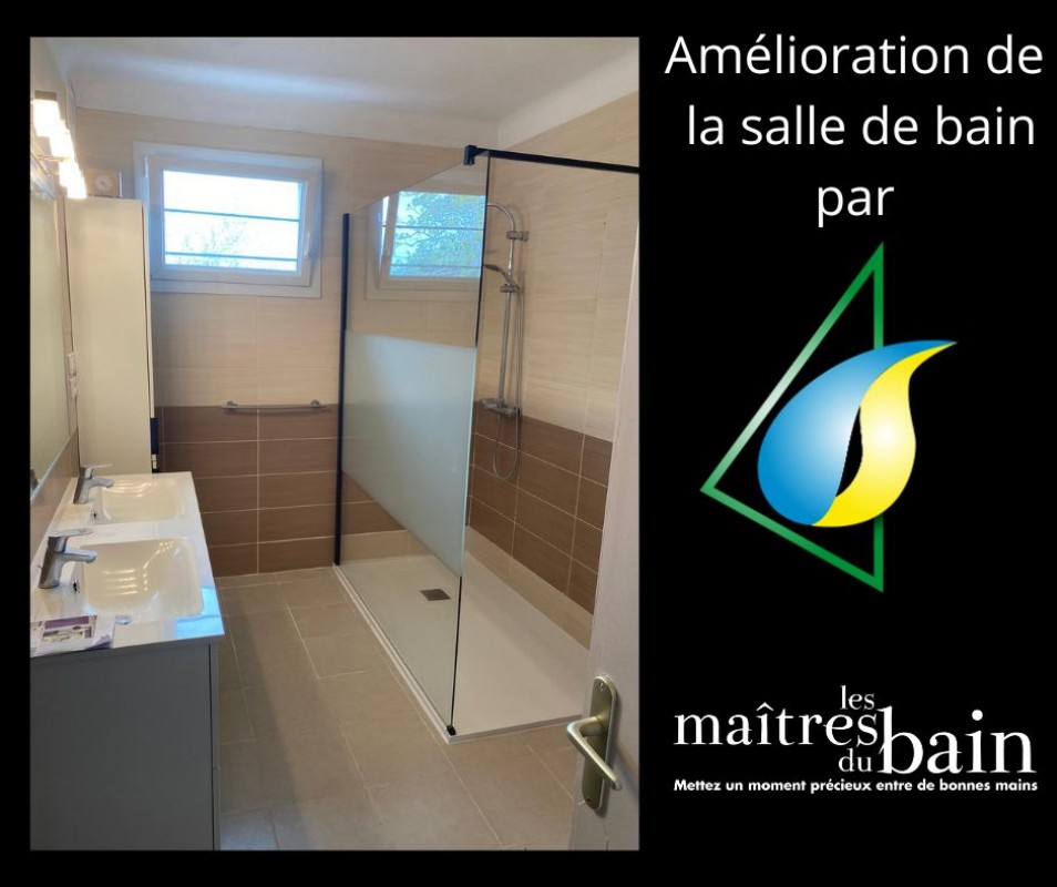 Rénovation partielle de cette jolie salle de bain